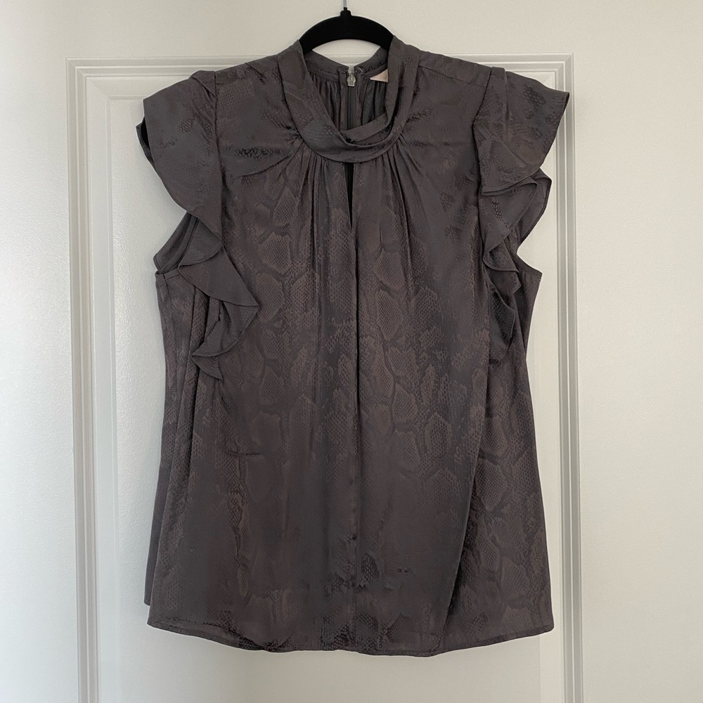 Rebecca Taylor Snakeskin Top